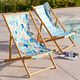 Outdoorstoff Canvas Strandhäuser – blau/weiss,  thumbnail number 6