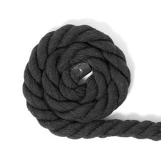 Baumwollkordel [Ø 14 mm] - schwarz, 