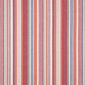 Leinen-Mix Streifen bunt gewebt, 