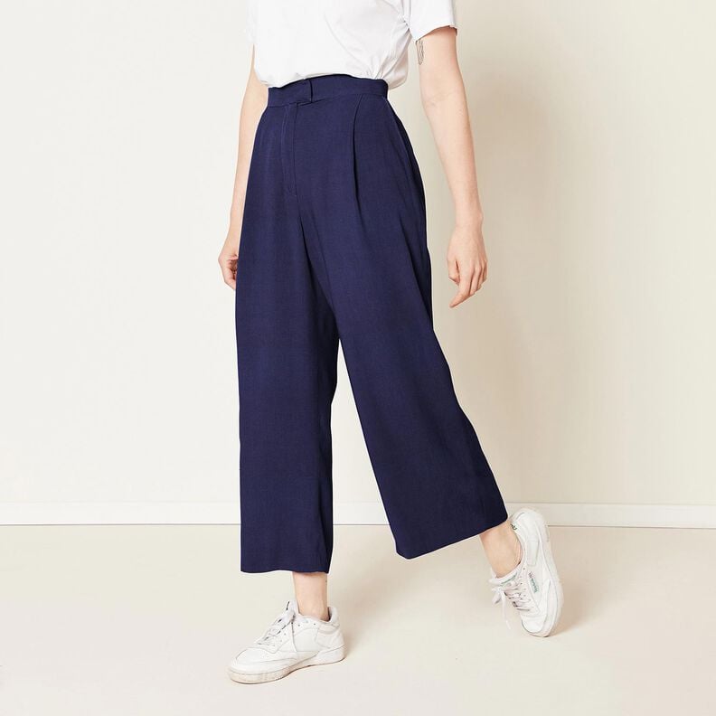 Viskose Stretch Uni – marineblau,  image number 9