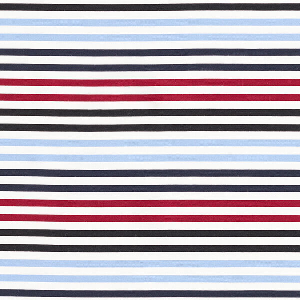 Leichter Viskosestoff Querstreifen – weiss, image number 1