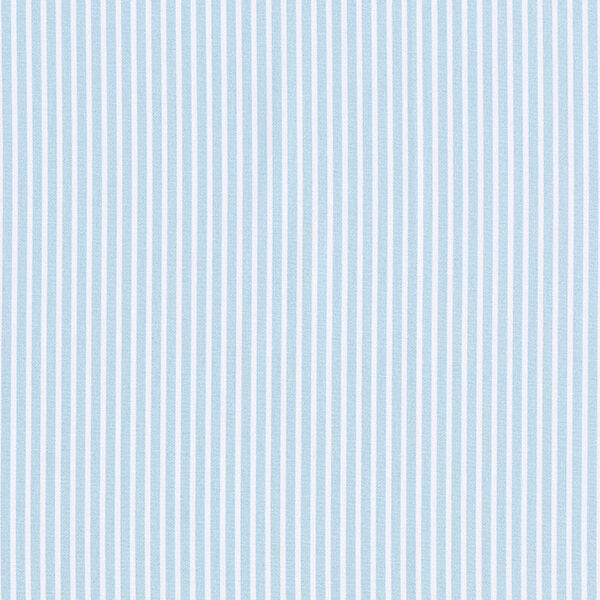 Baumwollpopeline Streifen – hellblau/weiss,  image number 1
