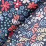 Baumwollstoff Cretonne gemischte Blüten – nachtblau,  thumbnail number 4
