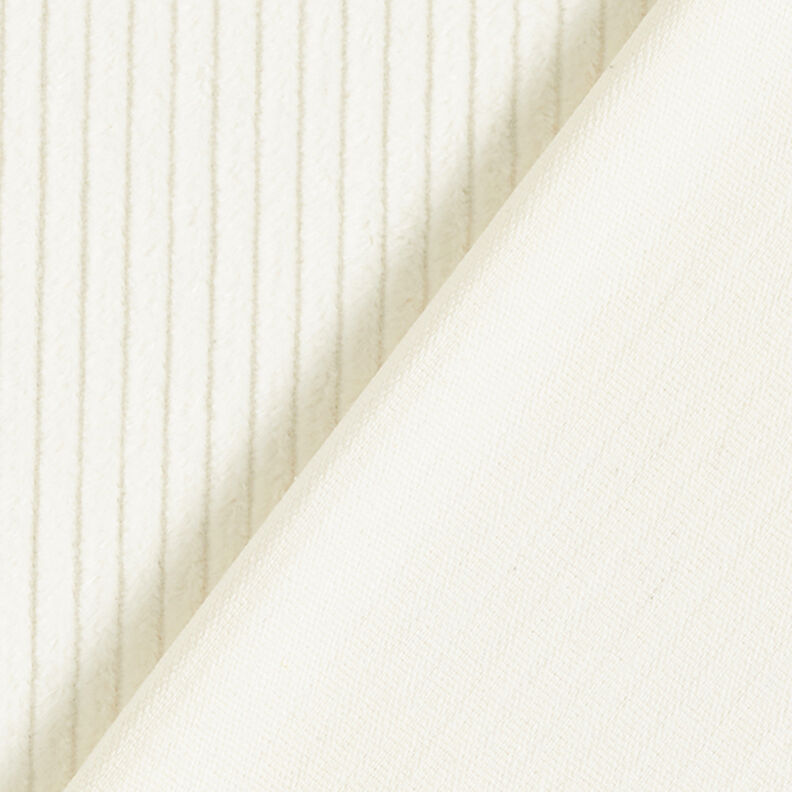 Breitcord vorgewaschen Uni – wollweiss,  image number 3