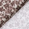 Baumwollpopeline Blumenmeer – taupe/braun,  thumbnail number 4