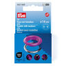 Ösen mit Scheiben [15 Stück | Ø 14 mm] | Prym – pink/silber metallic,  thumbnail number 1