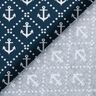 Baumwollstoff Cretonne klassischer Anker – nachtblau/weiss,  thumbnail number 4