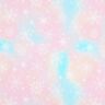Baumwolljersey Schneeflocken Aquarell Farbverlauf | Glitzerpüppi – eisblau/rosé,  thumbnail number 1