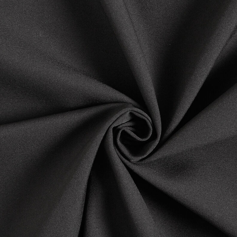 Leichter Hosenstretch Uni – schwarz,  image number 1