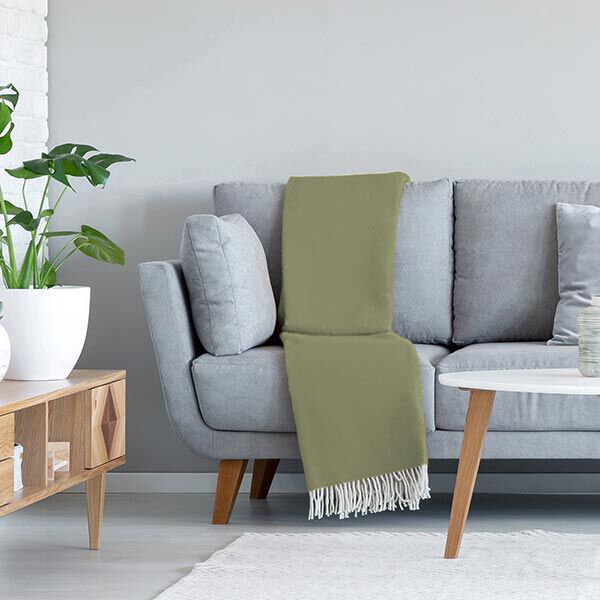Kuschelfleece – oliv | Reststück 50cm