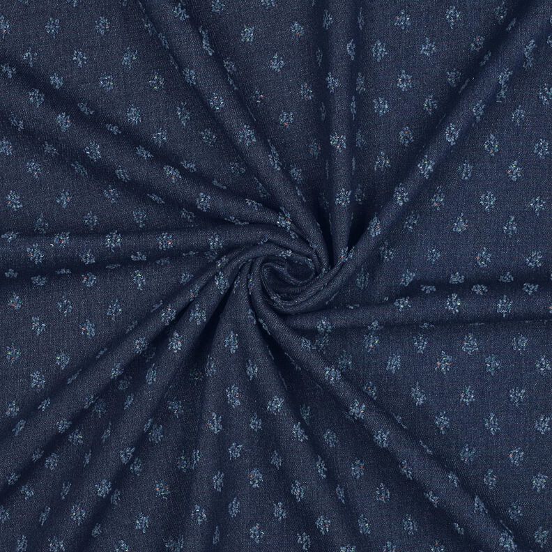 Denim Baumwoll-Mix Dobby – nachtblau, image number 3