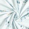 Baumwolljersey Eucalyptus | Glitzerpüppi – weiss/taubenblau,  thumbnail number 3