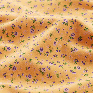 Baumwolljersey Millefleurs – sonnengelb, 