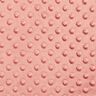 Kuschelfleece geprägte Punkte – altrosa | Reststück 40cm,  thumbnail number 1