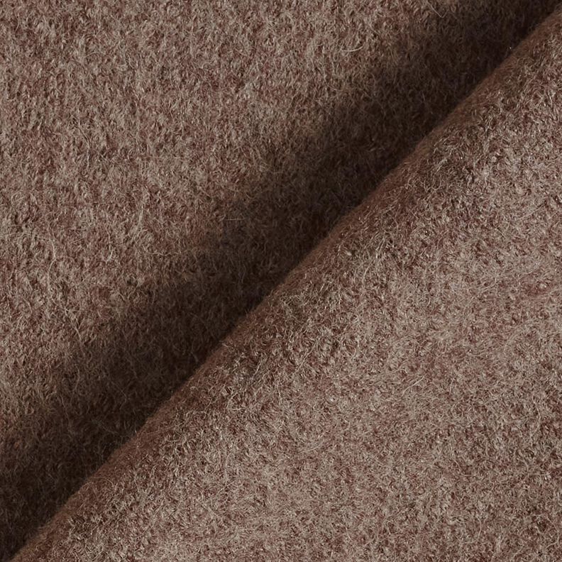Woll-Walkloden Melange – braun,  image number 3