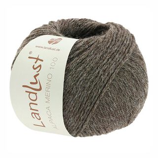 LANDLUST Alpaca Merino 100, 50g | Lana Grossa – sumpfbraun, 
