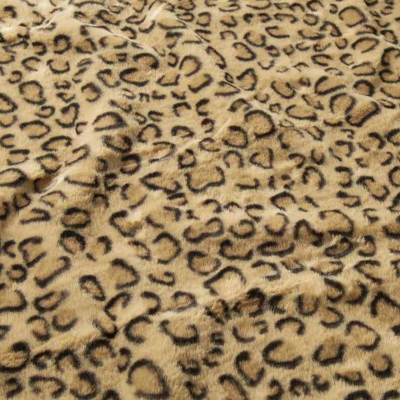Superweiches Kunstfell Leoprint – altgold/schwarz, image number 2