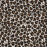 Musselin/ Doppel-Krinkel Gewebe Leo Print – helltaupe/schwarz,  thumbnail number 1