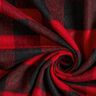 Mantelstoff Schottenkaro – rot/schwarz,  thumbnail number 3