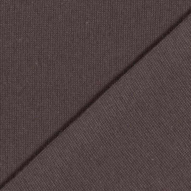 Bündchenstoff Uni – schwarzbraun,  image number 5