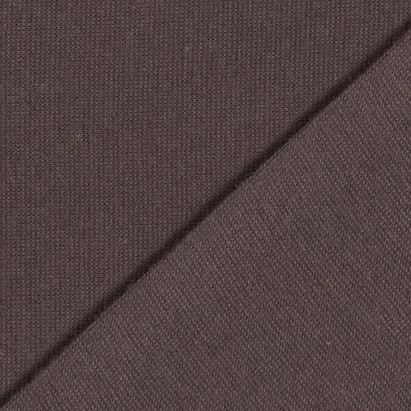 Bündchenstoff Uni – dunkelbraun | Reststück 100cm