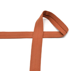 Schrägband Baumwolljersey [20 mm] – terracotta, 