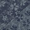Denim Baumwoll-Mix Blumen – jeansblau,  thumbnail number 4