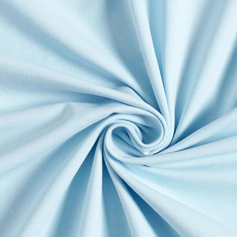 Baumwolljersey Medium Uni – hellblau,  image number 1