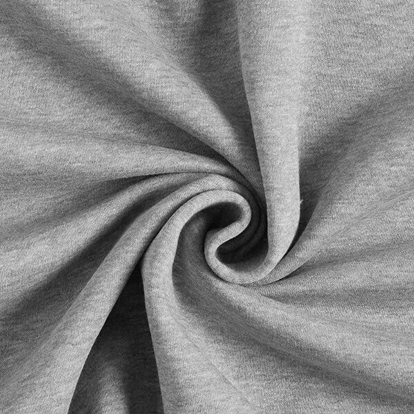 Sweatshirt Angeraut – hellgrau | Reststück 50cm