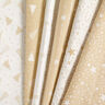 Dekostoff Jacquard Lurex Sternenmeer – hellbeige/gold,  thumbnail number 5
