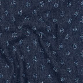 Denim Baumwoll-Mix Dobby – nachtblau, 