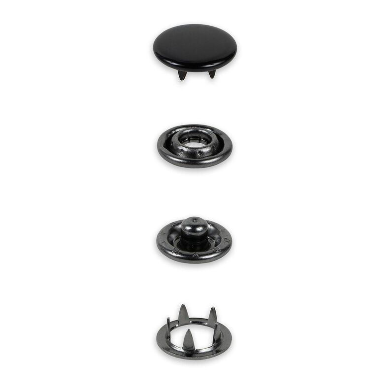 Druckknöpfe Jersey [12 mm] | Prym – schwarz,  image number 2
