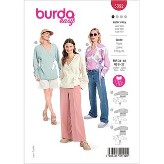 Jacke  | Burda 5892 | 34-48, 