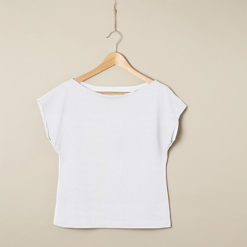 PUL Baumwolljersey einfarbig – weiss,  image number 5