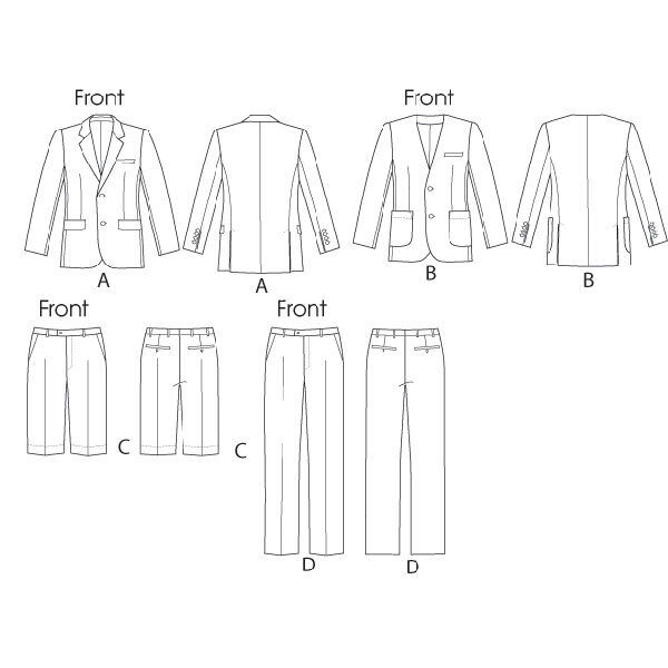 Anzug: Jacke / Shorts / Hose | Vogue V8890,  image number 9