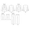 Anzug: Jacke / Shorts / Hose | Vogue V8890,  thumbnail number 9