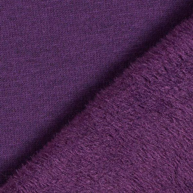 Alpenfleece Kuschelsweat Uni – aubergine,  image number 5