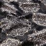 Baumwolljersey Mandalas | Glitzerpüppi – schwarz/silbergrau,  thumbnail number 2
