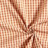 Seersucker Baumwolle gewebtes Karo – terracotta/hellbeige,  thumbnail number 3