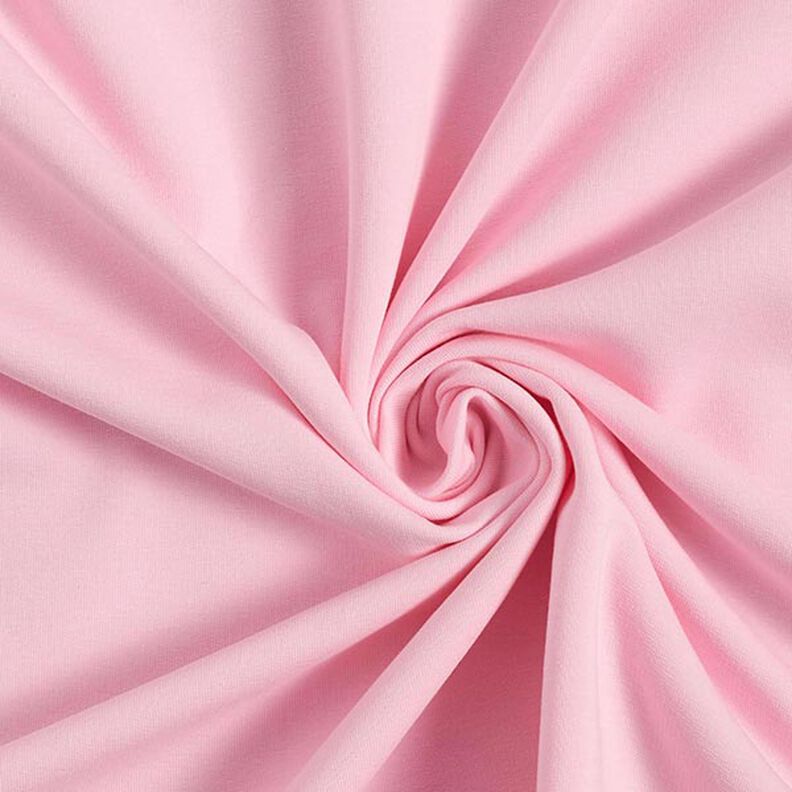 Leichter Baumwollsweat Uni – rosa, image number 1