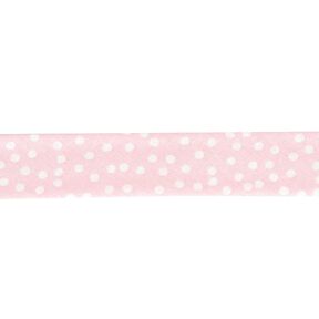 Schrägband verstreute Punkte [20 mm] – rosa, 