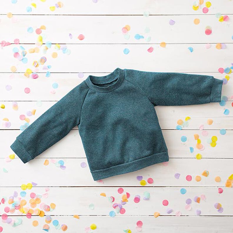 Sweatshirt Glitzer – petrol,  image number 7