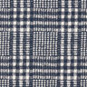 Mantelstoff Doubleface Karo – marineblau/weiss,  thumbnail number 1