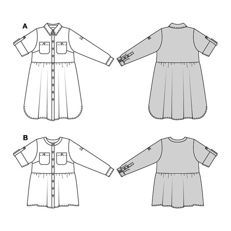 Plus-Size Kleid / Tunika | Burda 5841 | 46-60,  image number 8
