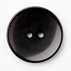 2-loch-Knopf glänzend [Ø 25 mm] – schwarz, 