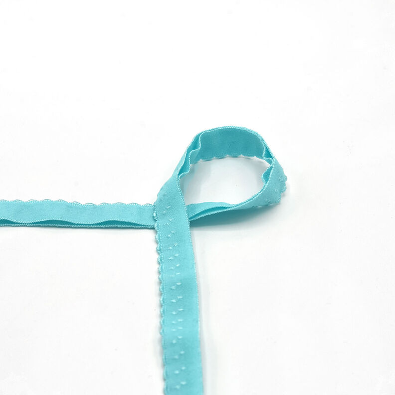Elastisches Einfassband Spitze [20 mm] – mint,  image number 1
