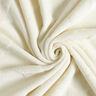Kuschelfleece Sterne und Blumen – wollweiss,  thumbnail number 3