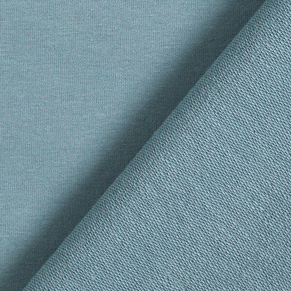 French Terry schwer – taubenblau