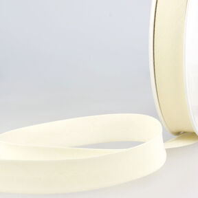 Schrägband Polycotton [20 mm] – wollweiss, 