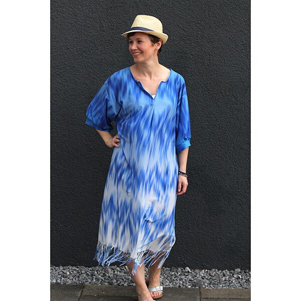 FRINGE ME Aqua – blau | Albstoffe | Hamburger Liebe, image number 9